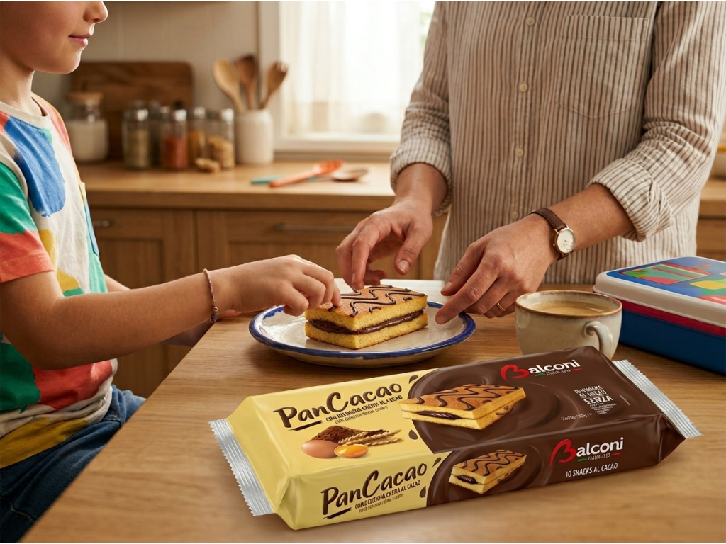 Balconi PanCacao kakaový piškotový řez 10 ks, 280 g - svačina