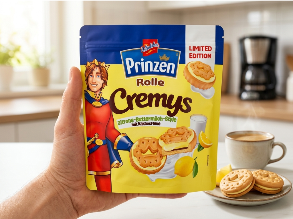 Prinzen Rolle Cremys držené v ruce