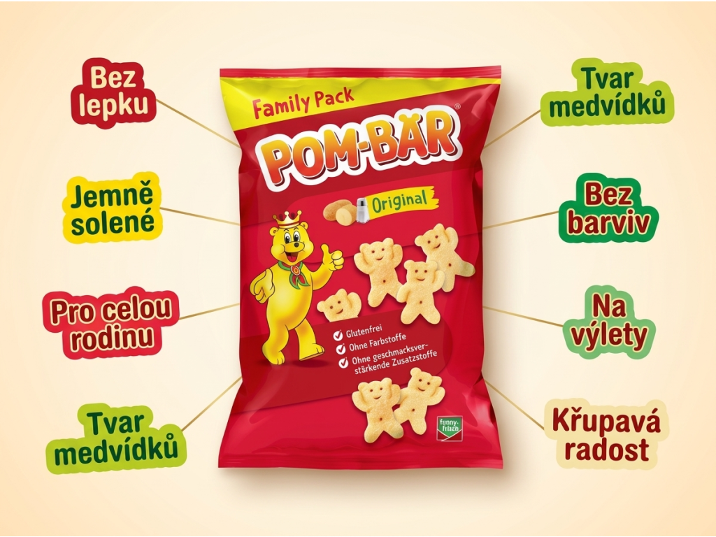 Pom-Bär Original rodinné balení 120 g - benefity