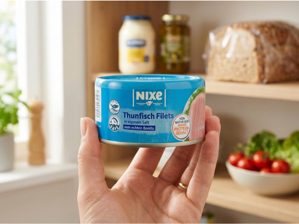 Nixe tuňákové filety ve vlastní šťávě 150 g - v ruce
