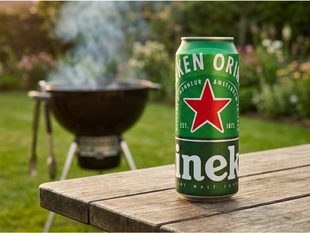 Heineken světlý ležák v plechu 4,5 % 0,5 l - venkovní osvěžení