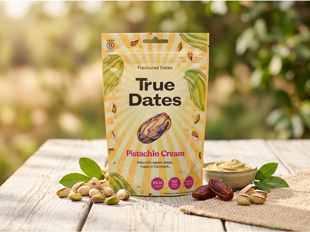 True Dates datle s pistáciovým krémem 100 g - přírodní inspirace