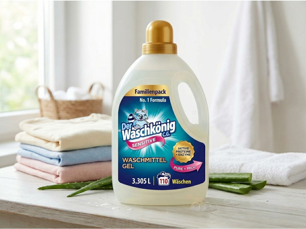 Waschkonig Sensitive laundry gel - jemne prani