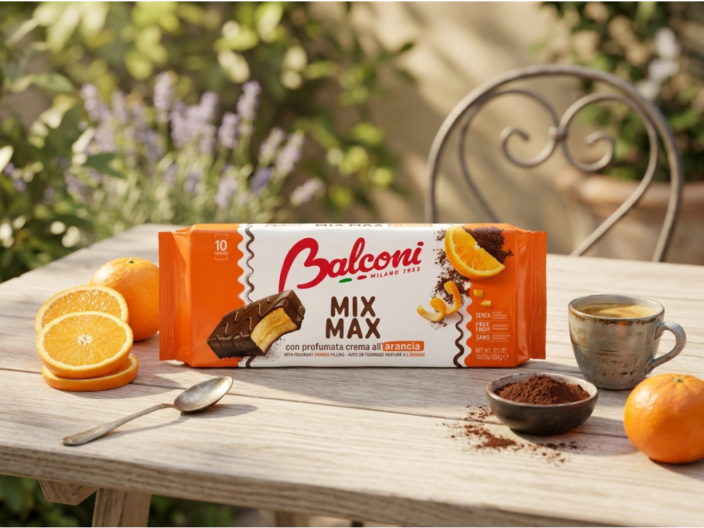Balconi Mix Max - pomeranč a čokoláda v přirozeném prostředí