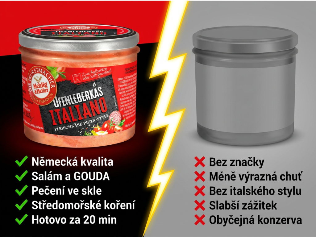 Mehlig & Heller pečená masová sekaná Italiano ve skle 250 g - srovnání