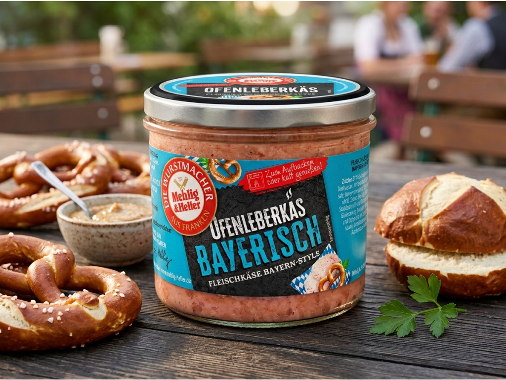 Mehlig & Heller bavorská sekaná ve skle 250 g - servírování
