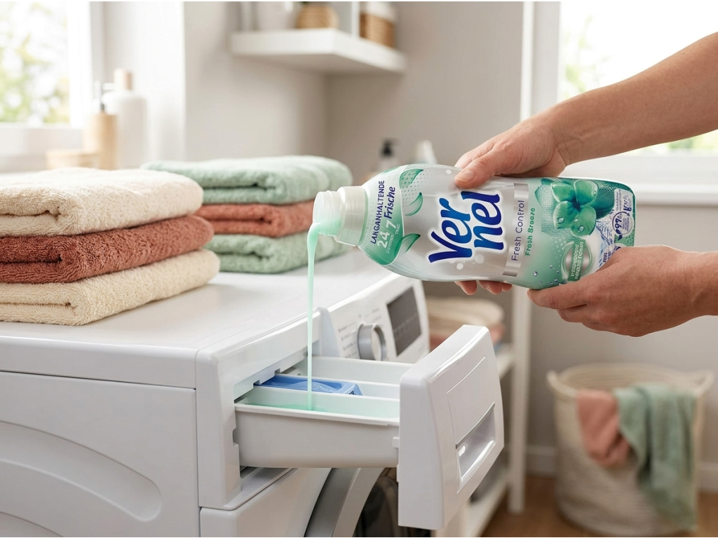 Vernel Fresh Control Fresh Breeze aviváž 37 dávek 814 ml - použití při praní