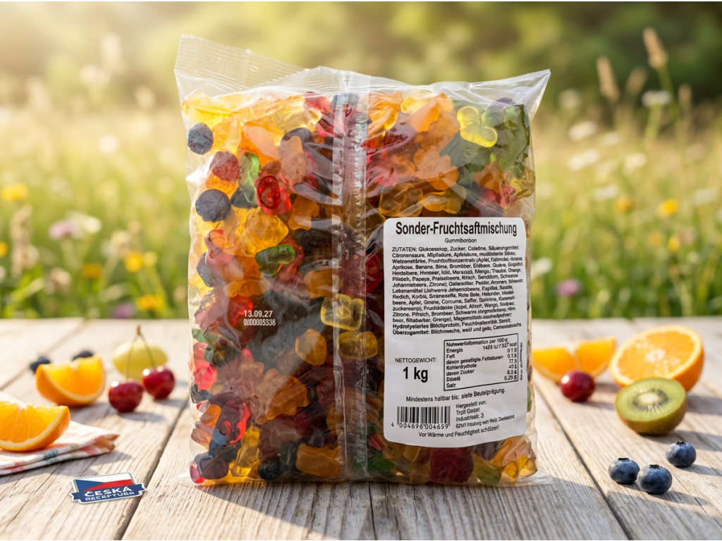 Trolli ovocná želé směs 1 kg - přírodní scéna