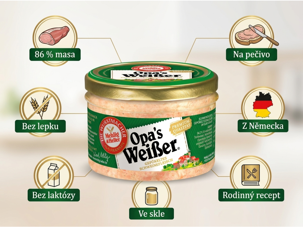 Mehlig & Heller Opa's Weißer 200 g - benefity