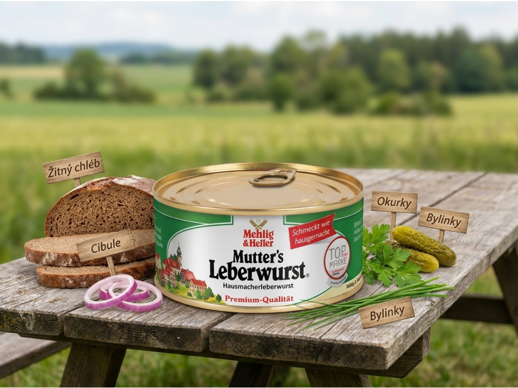 Mehlig & Heller Maminčina játrovka - servírování
