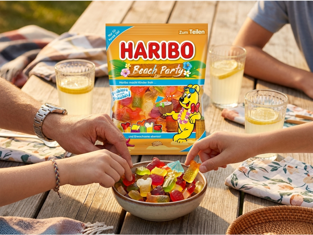 Haribo Beach Party želé bonbony 175 g - sdílení s přáteli