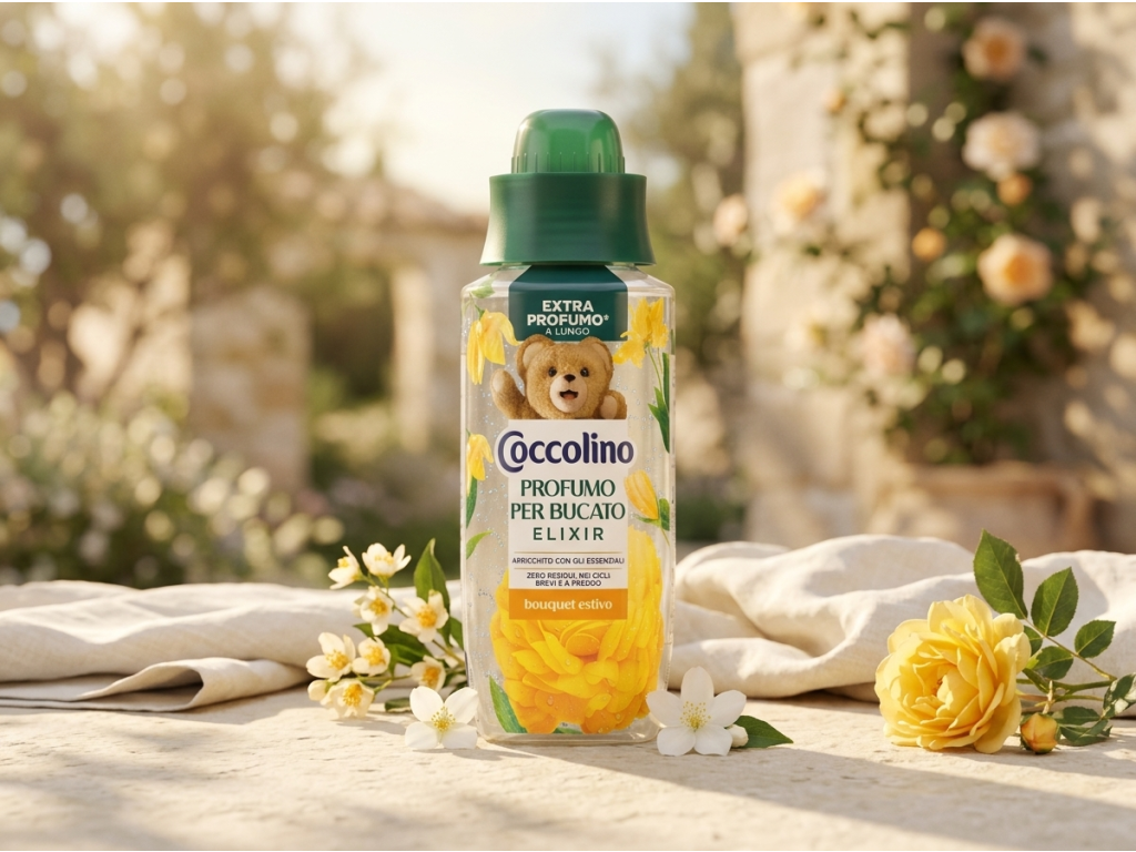 Coccolino Bouquet Estivo s letními květy a čistým prádlem