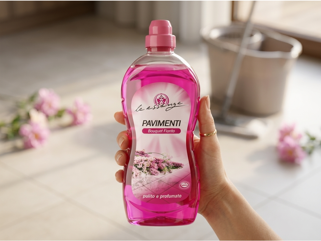 Dilly Le Essenze Bouquet Fiorito čistič na podlahy s květinovou vůní 1 l - praktické balení
