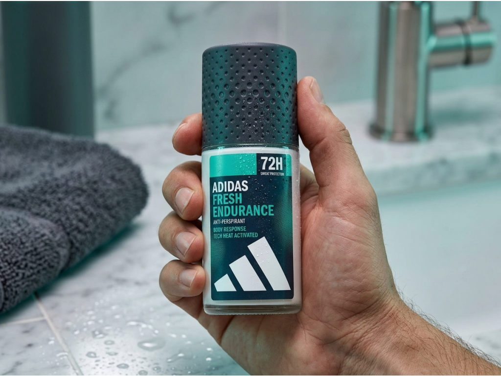 Adidas Fresh Endurance kuličkový antiperspirant 50 ml - v ruce