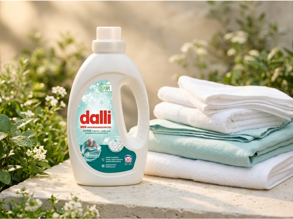 Dalli Med prací gel v čistém prostředí