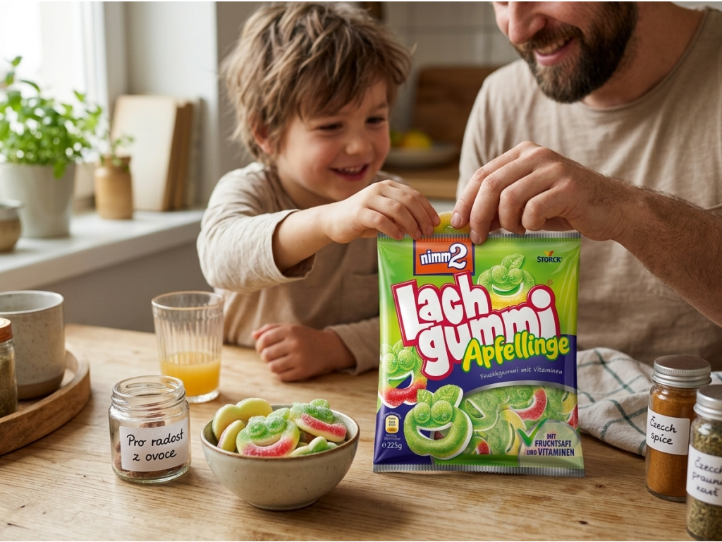 nimm2 kyselé jablečné želé kroužky s vitamíny 225 g - sdílení