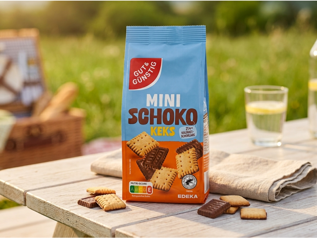 G&G mini sušenky s mléčnou čokoládou v prostředí
