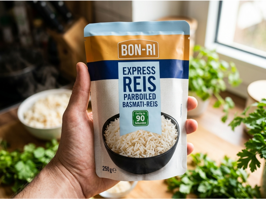 BON-RI expresní basmati rýže 250 g - balení v ruce