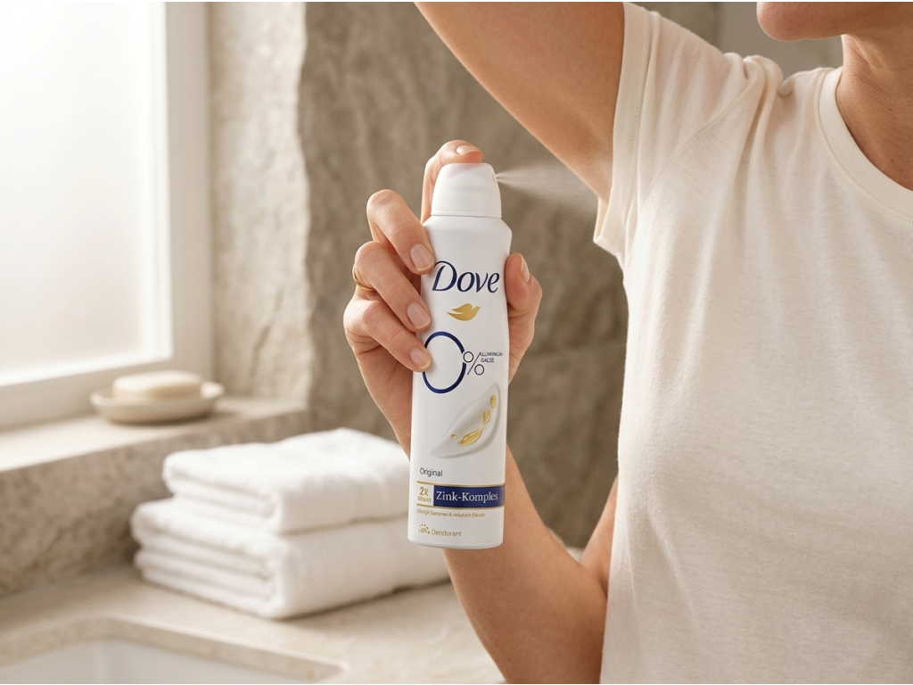 Použití deodorantu Dove Original 150 ml