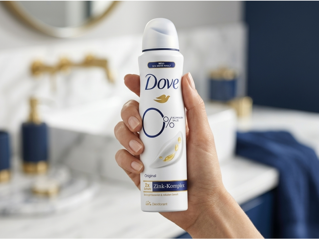 Dove deodorant Original 150 ml v ruce