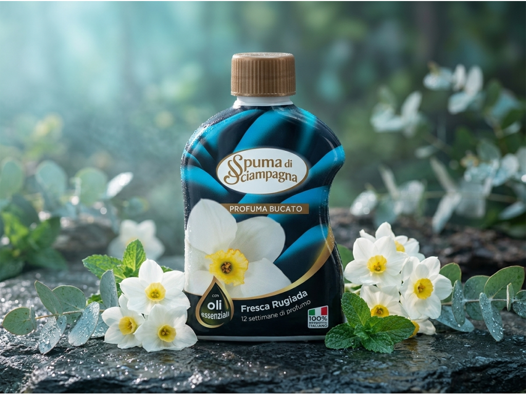 Spuma di Sciampagna Fresca Rugiada parfém na prádlo 230 ml – svěžest ranní rosy