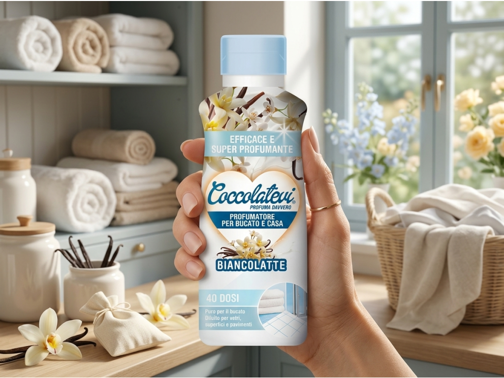Coccolatevi Biancolatte 250 ml v ruce