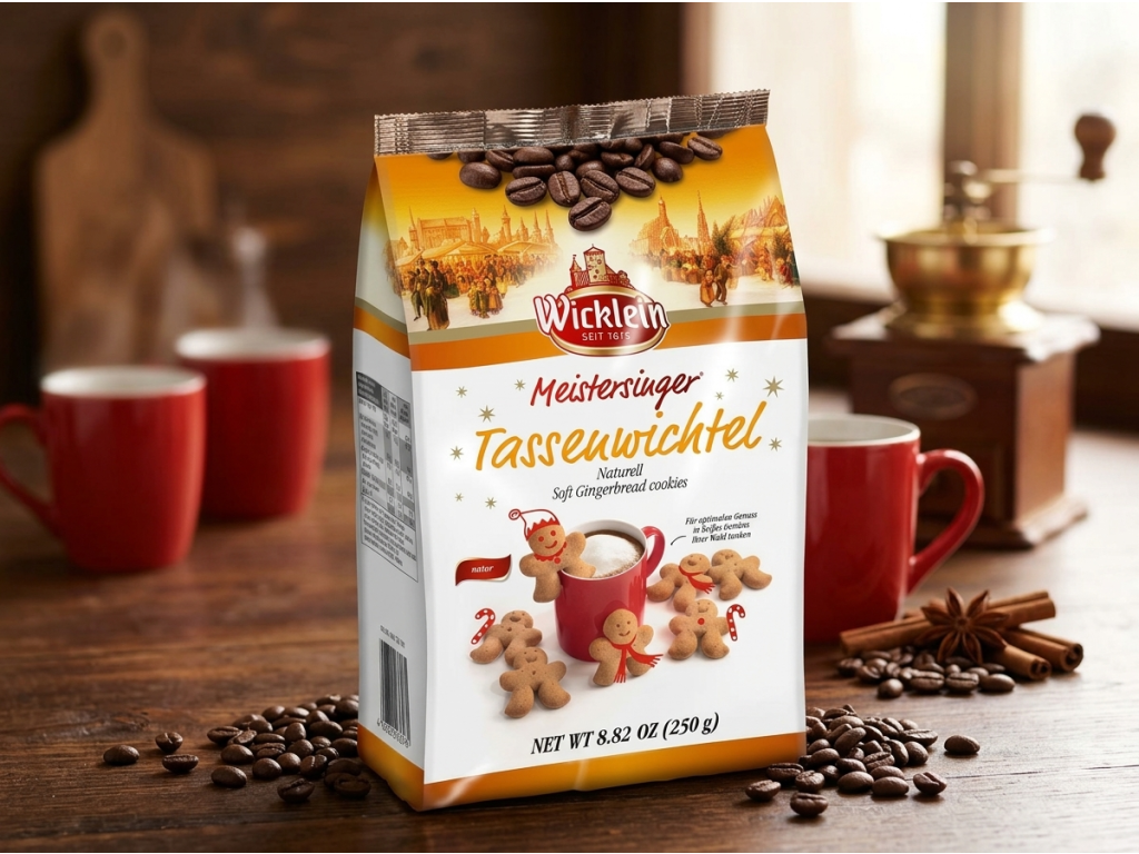 Wicklein perníkové postavičky na hrnek bez polevy 250 g - zimní servírování