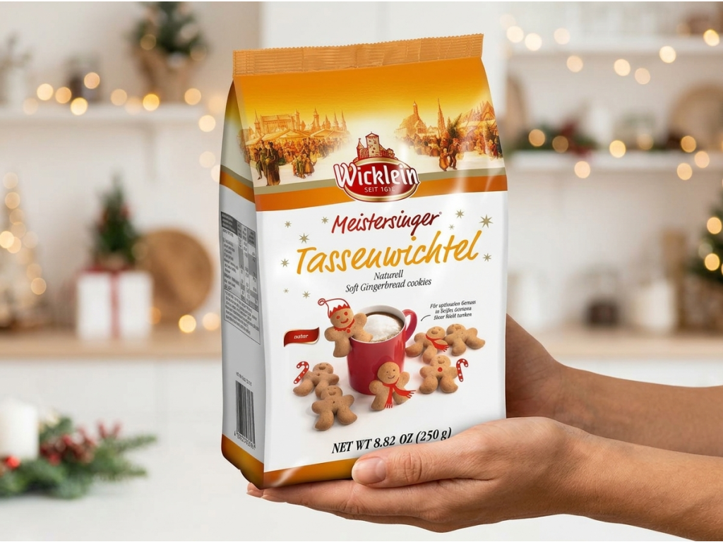 Wicklein perníkové postavičky na hrnek bez polevy 250 g - balení v ruce