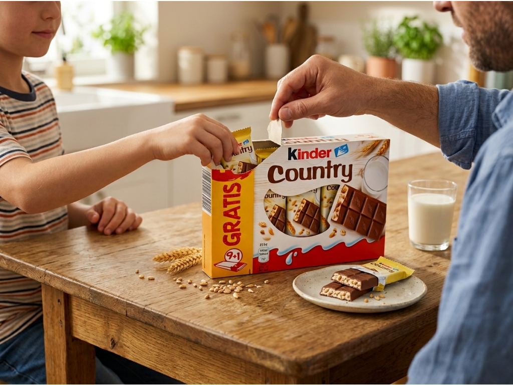 Rodinné sdílení Kinder Country 9+1