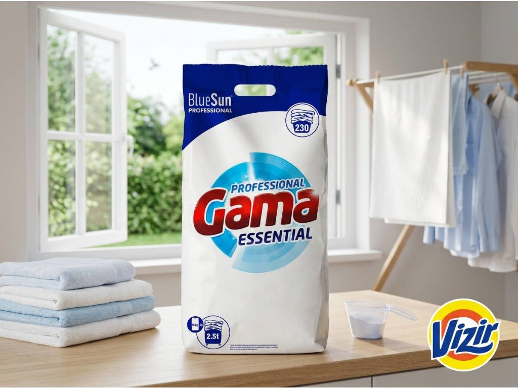 Vizir Gama Professional Essential prací prášek - svěží prádlo