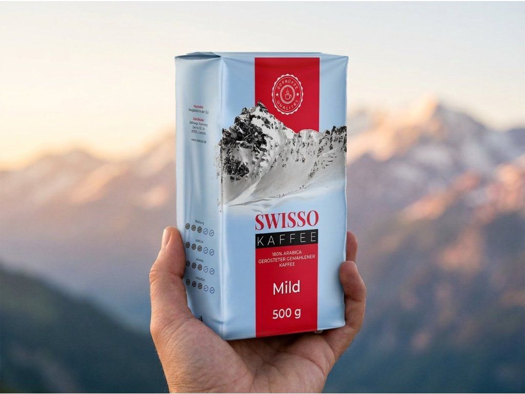 Balení Swisso Mild v ruce