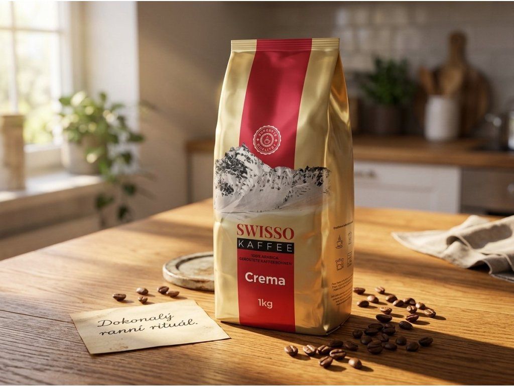 Swisso Crema v kávovém prostředí