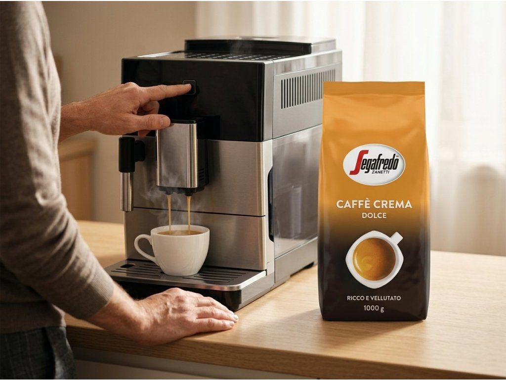 Příprava kávy Segafredo Caffè Crema Dolce