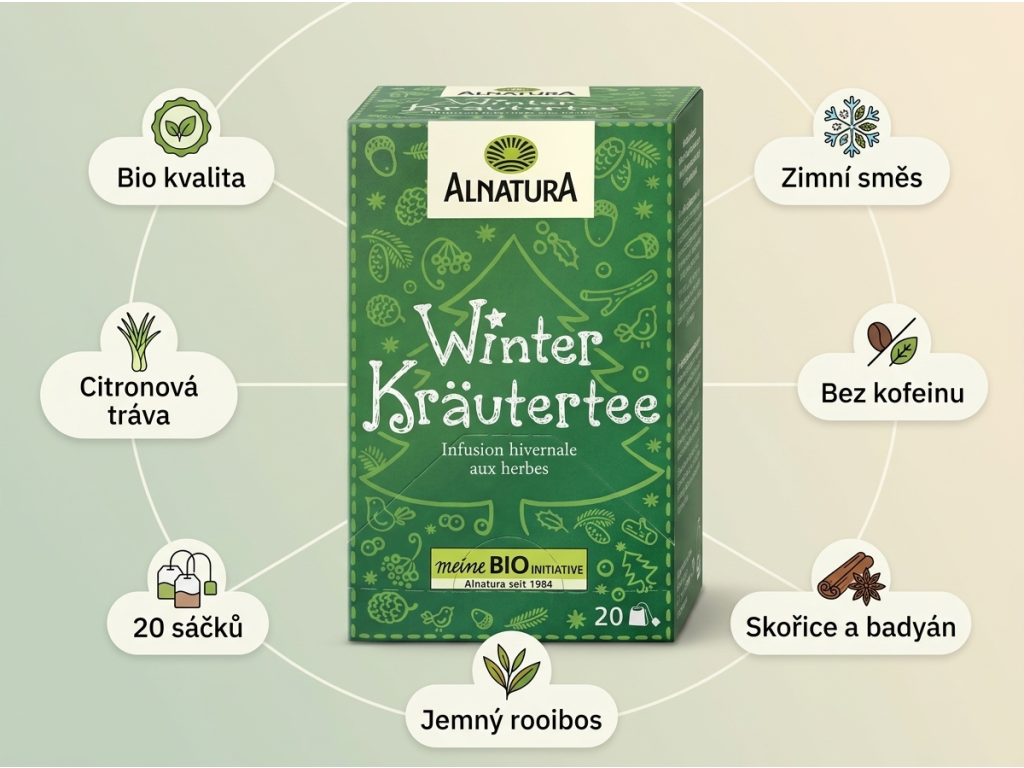 Alnatura Bio zimní bylinný čaj – přehled vlastností