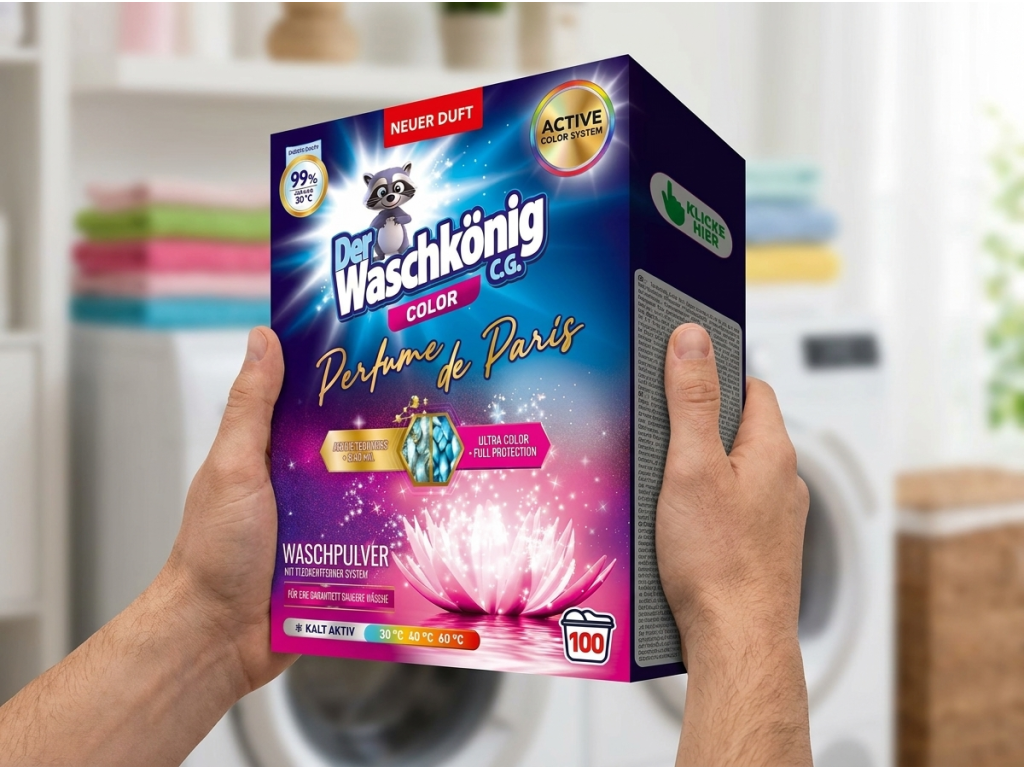 Waschkönig Perfume de Paris Color velké balení 6 kg