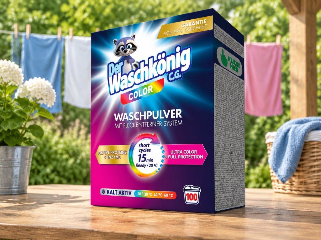 Waschkönig Short Cycles Color – nature