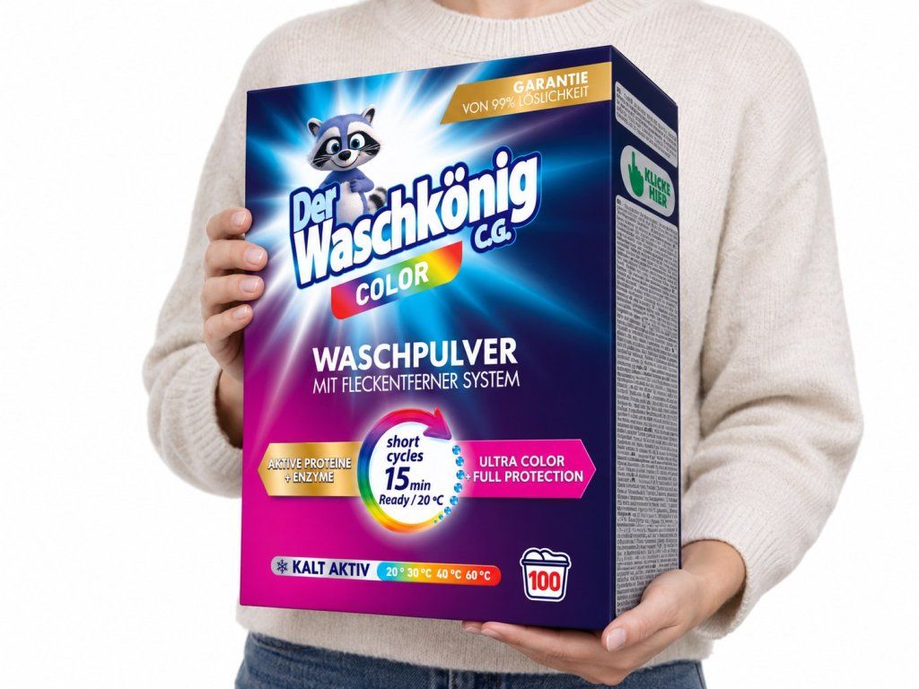 Waschkönig Short Cycles Color – hand