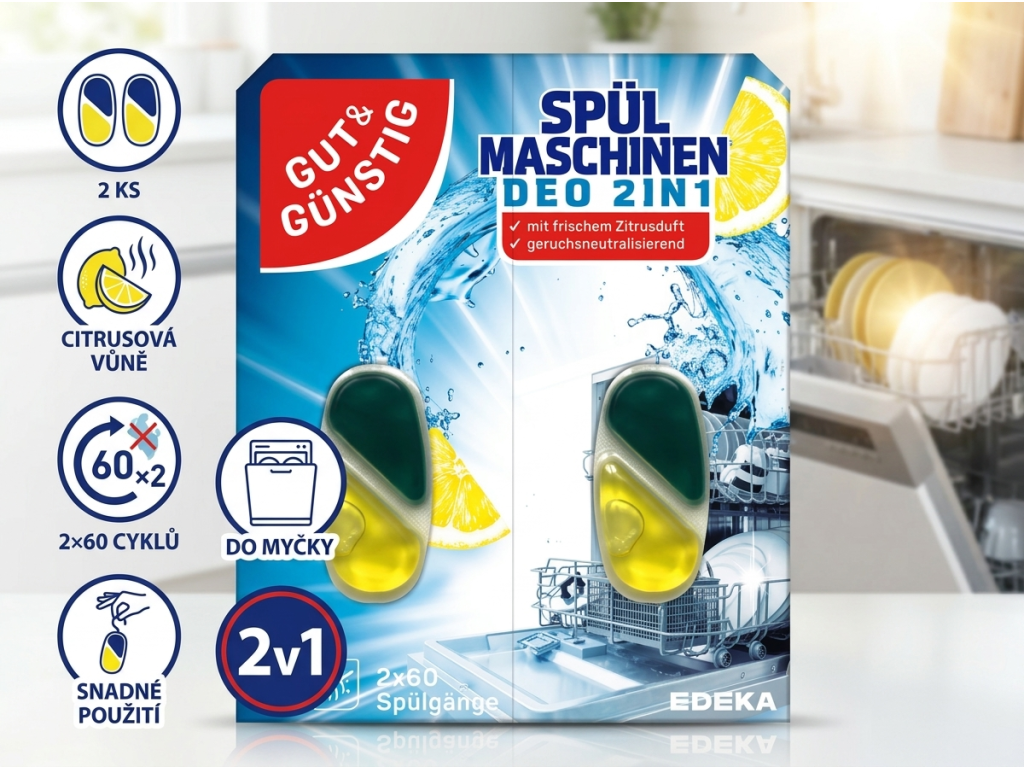 G&G osvěžovač do myčky - přehled výhod