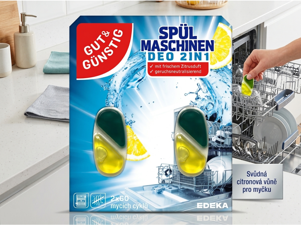 Použití G&G osvěžovače do myčky