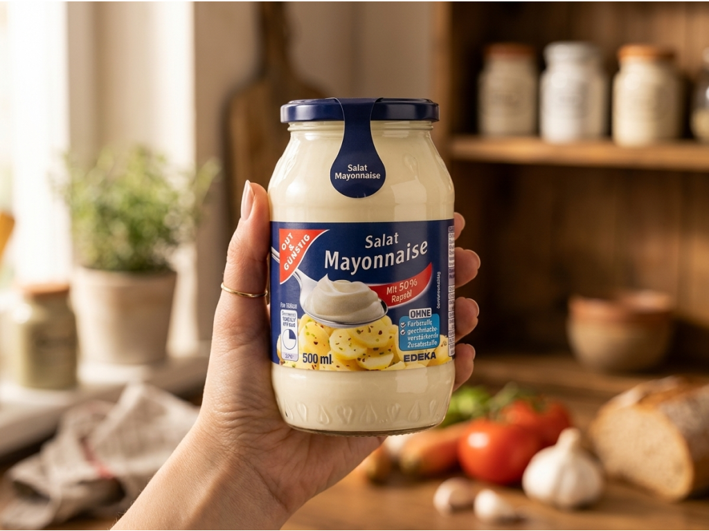 G&G Salátová majonéza 500 ml v ruce