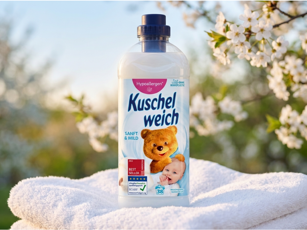 Kuschelweich aviváž Sanft mild v přírodním prostředí