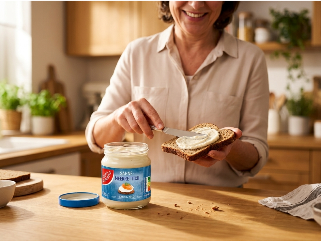 G&G Smetanový křen 135 g při přípravě chlebíčku