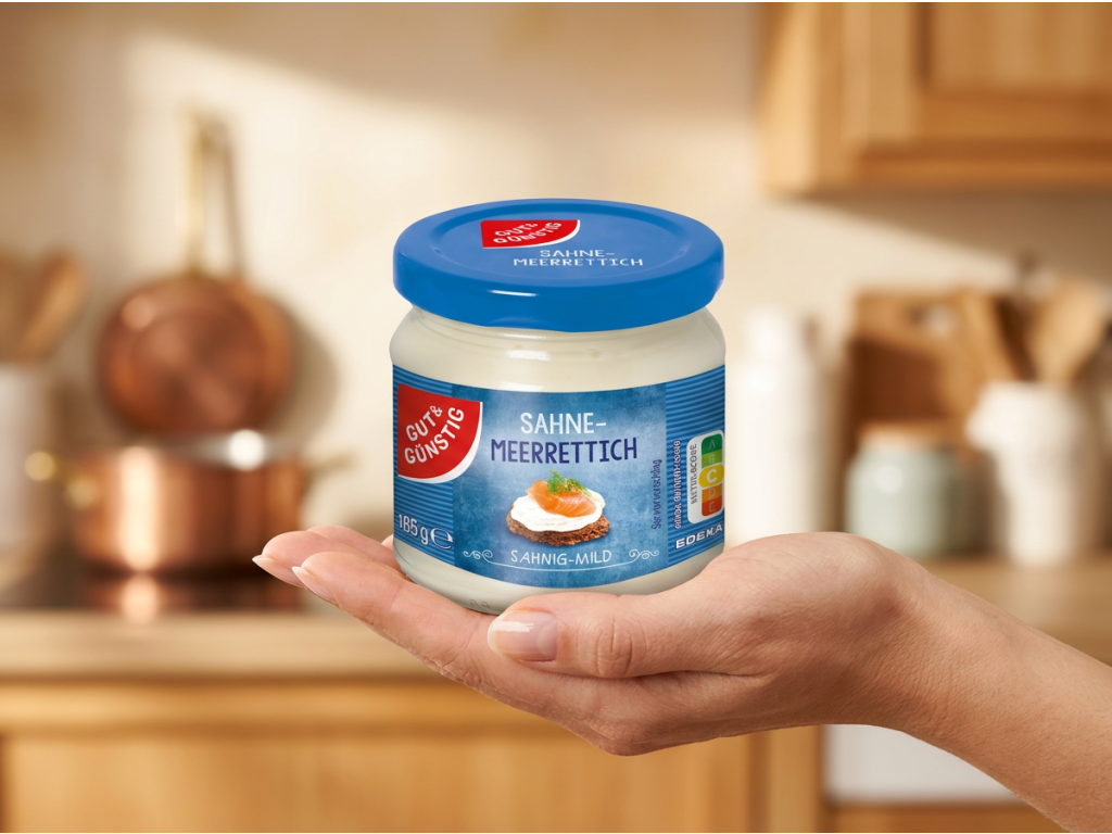 G&G Smetanový křen 135 g v ruce