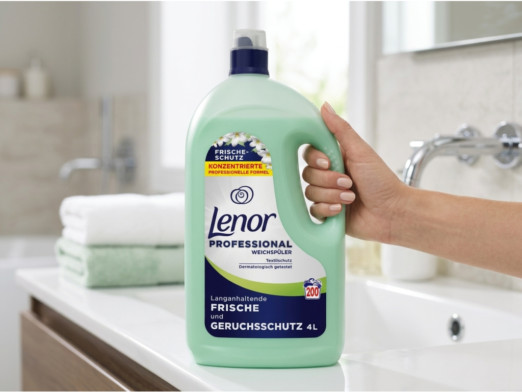 Lenor Professional aviváž v ruce