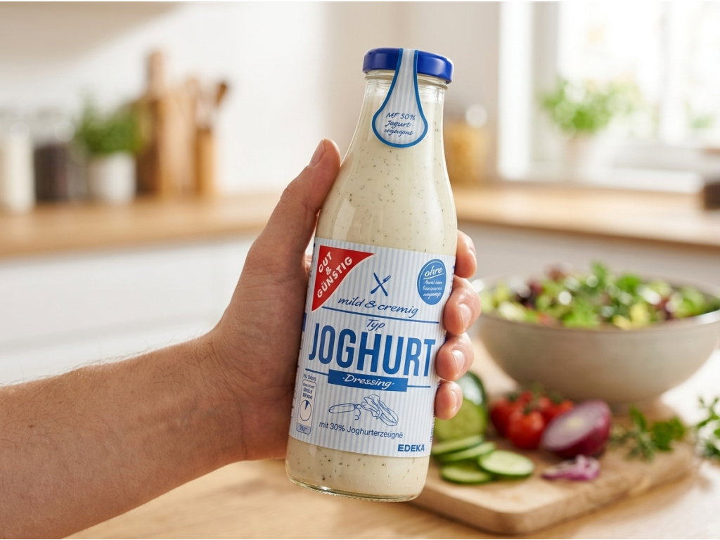 G&G Jogurtový dresink 500 ml v ruce