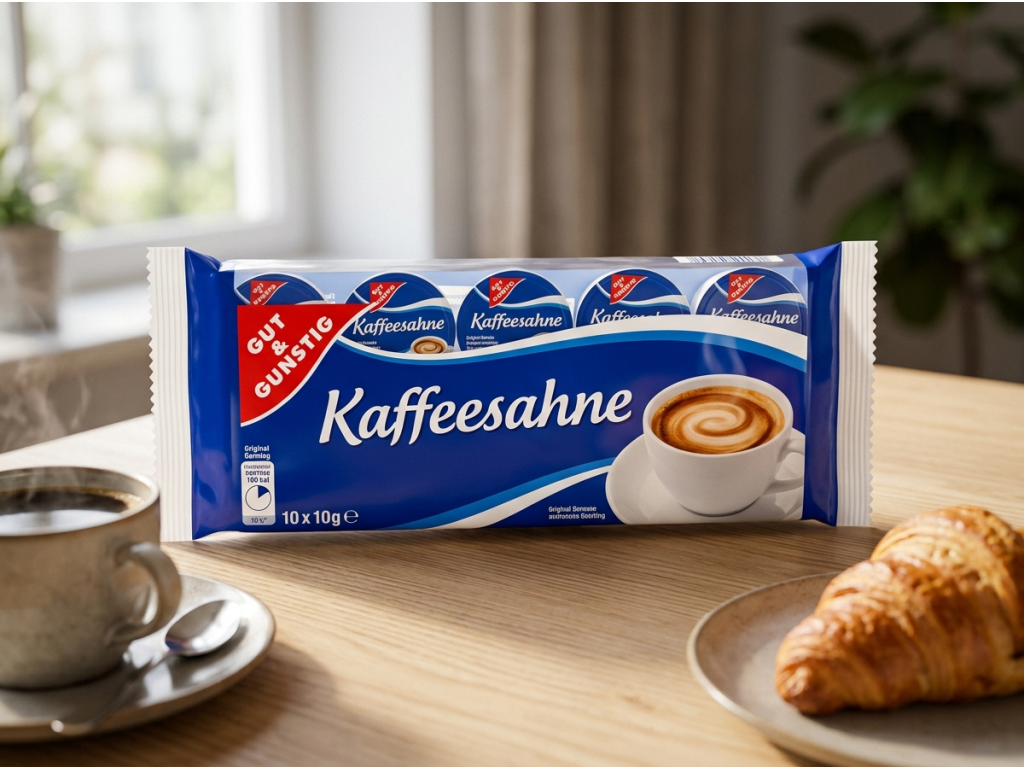 G&G Smetany do kávy 10% tuku 20 x 10g - smetana ke kávě v kuchyni