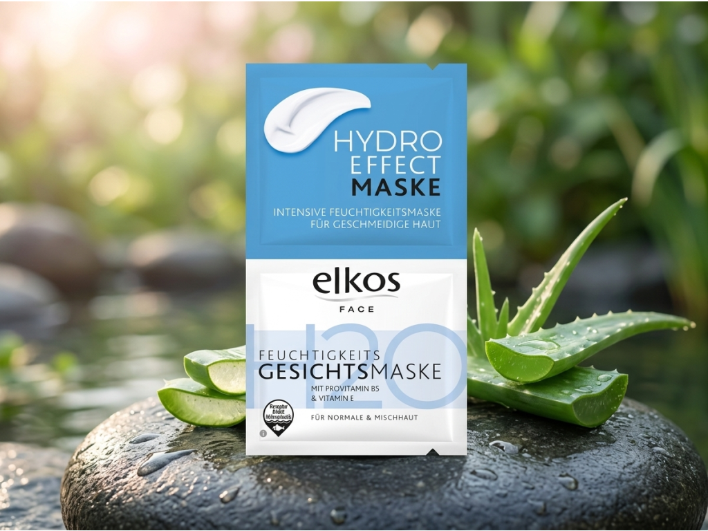 Elkos Hydro Effect maska - přírodní složky aloe vera