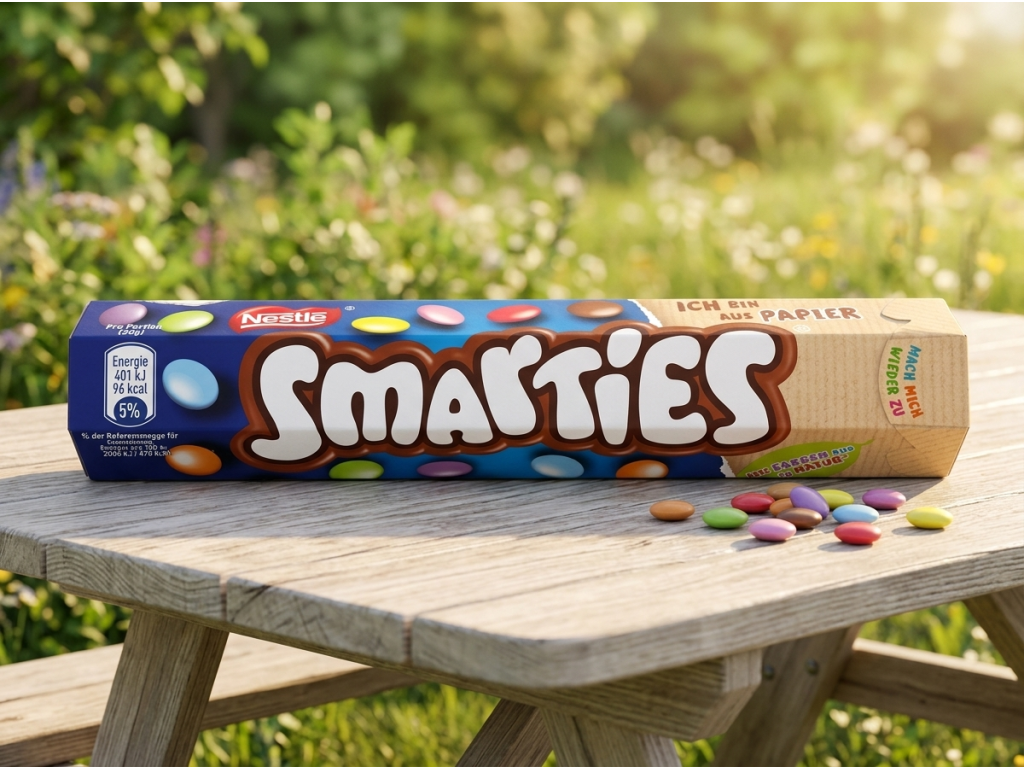 Smarties lentilky 130g v přírodním prostředí