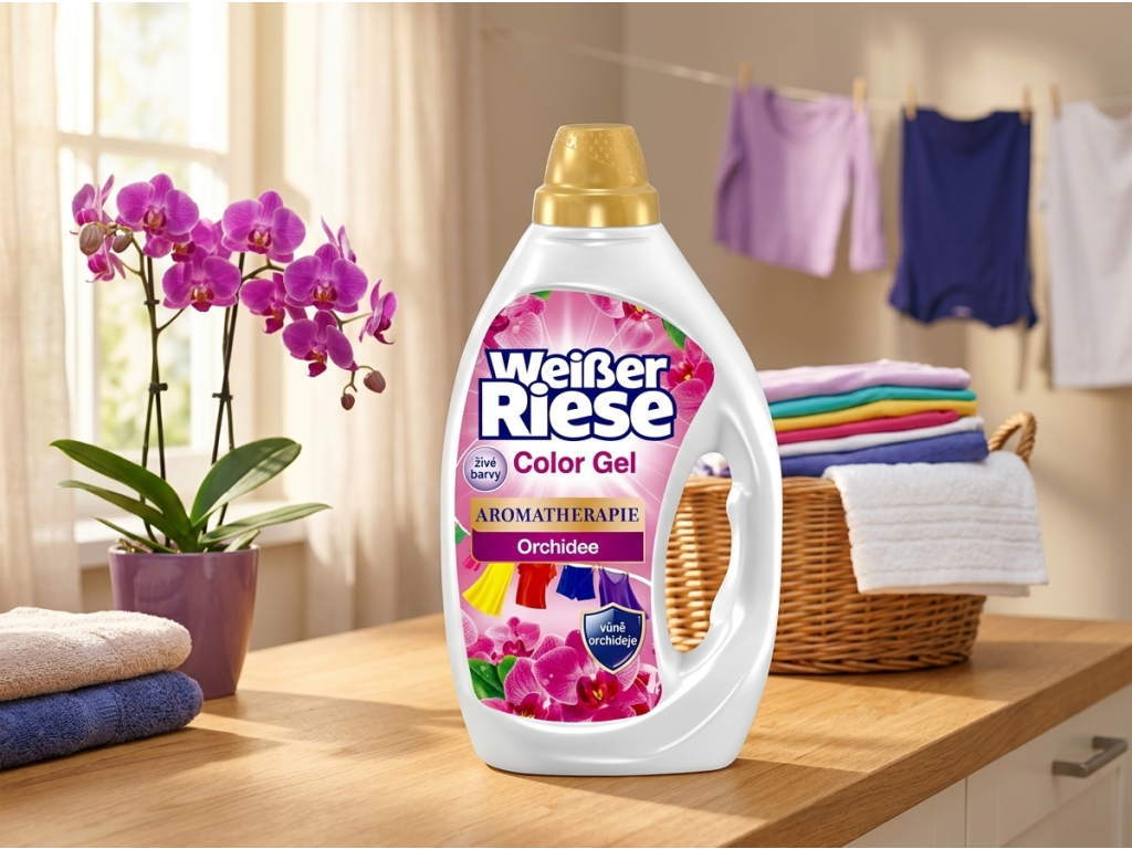 Weisser Riese Color Gel Orchidee v prádelně