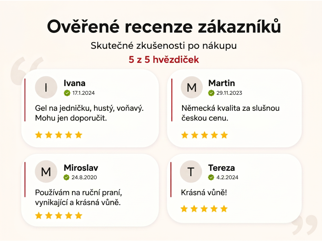Ověřené recenze zákazníků NěmeckýEshop.cz